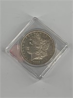 1881 O Morgan silver dollar