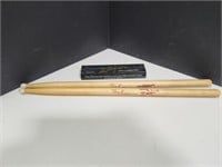 Joey Kramer Autographed Drum Sticks NO COA