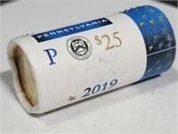2019 American Innovation Coin Roll   $25