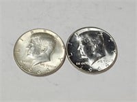 2-   1964 Kennedy Half Dollars