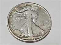 1918 S Silver Walking Liberty Half Dollar Coin