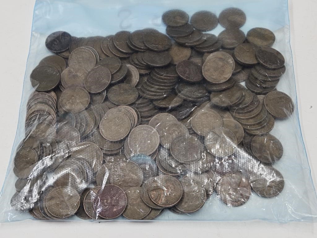 Bag of 1952 S Wheat Pennies