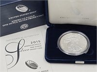 2015 US Mint 1 Oz. Silver Proof Coin Set