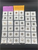 Mixed lot of Jefferson nickels, Liberty nickels, e