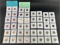 Mixed coin lot including Buffalo nickels, Indian h