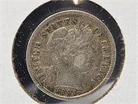 1897 Silver Barber Dime Coin