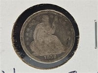 1838 Liberty Seated Dime Silver  Coin