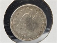 1875 Liberty Seated Silver Coin