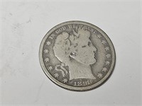 1893 S Silver Barber Half Dollar Coin