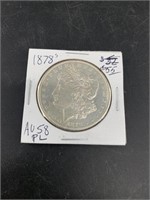 1878 Second reverse Morgan silver dollar