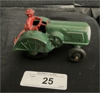 Cast Iron Vintage Oliver Man On Tractor.