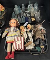 Early Apothecary Bottles, German Dolls, Polar