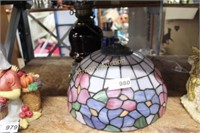 STAINED GLASS SHADE - AMETHYST LAMP