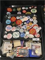 Vintage Advertising Buttons.