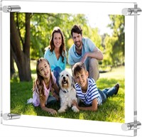 Clear Acrylic 8x10 Wall Mount Picture Frame