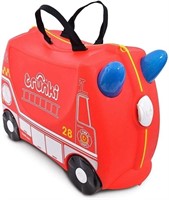 Ride-On Kids Suitcase Frank Fire Truck Red