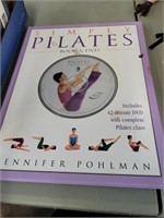 Pilates book and d v d