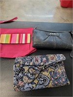 Wallet and makeup bag