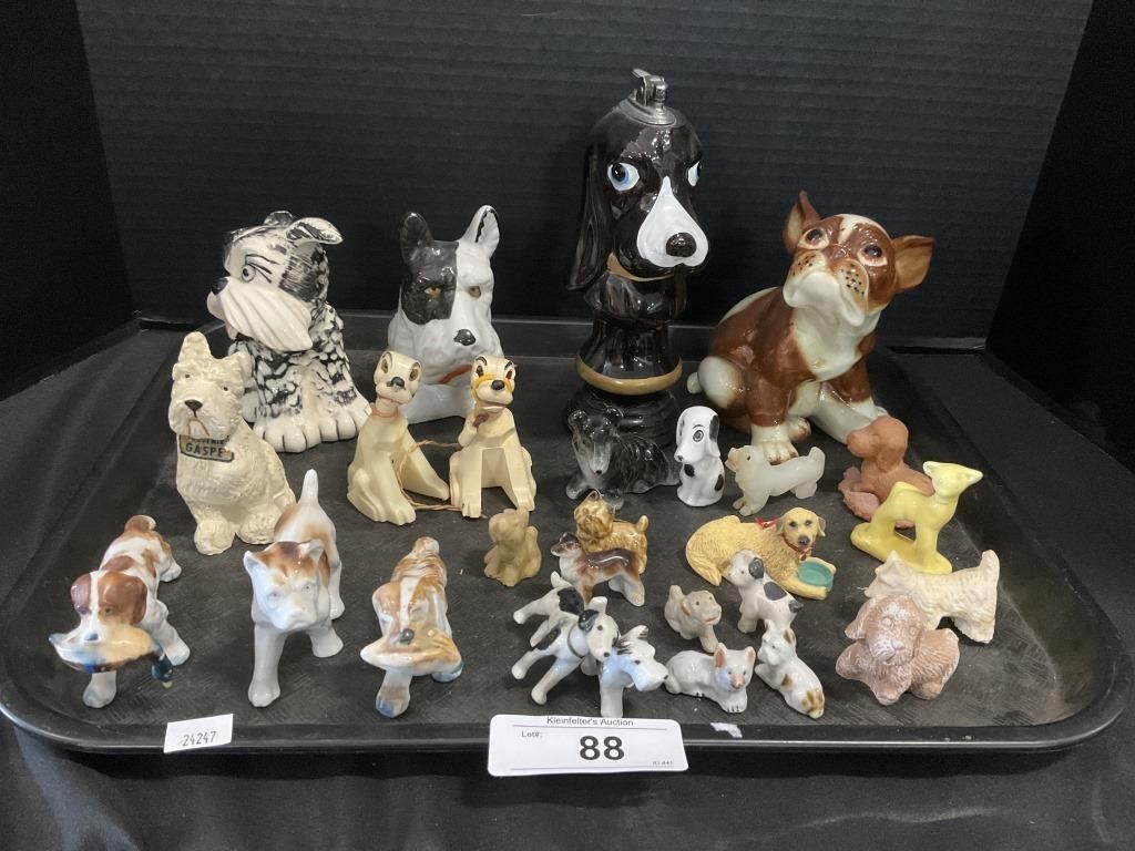 Cute Mean Mug Dog Figurines, Lighter.