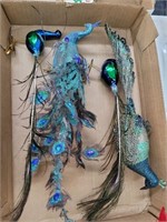 Peacock ornaments