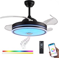 DFL 36"" Bluetooth Ceiling Fan with Light