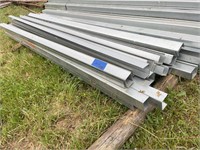 2.5" Channel 8'L  Galvanized - approx 70 pieces