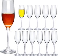 Cadamada 6 oz Champagne Glasses, 12pcs