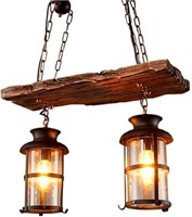 Eoyemin Wood Retro Pendant Lighting