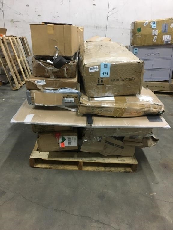 Pallet of Damaged and Incomplete Items