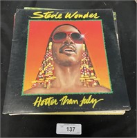 12 Vinyl Records, Stevie Wonder, The Beatles.