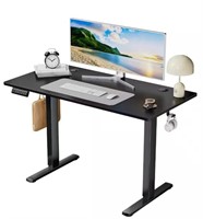 48"" Black Electric Standing Computer Desk