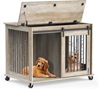 Lyromix Dog Crate Furniture with Divider