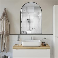 Arched Wall Mirror for Bathroom, 20"x30"
