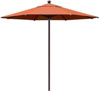 EliteShade 11Ft Market Umbrella, Rust Orange