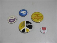 Vtg Original Vietnam War Protest Buttons