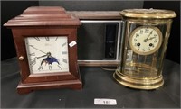 Vintage Magnavox Radio, Mantel Clocks.