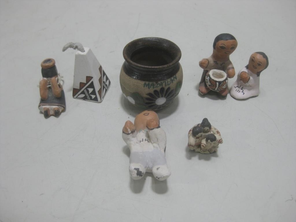 Assorted Miniature Pottery Pieces See Info