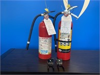 2 Fire Extinguishers, tagged and rated, ABC Dry