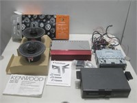 Various Auto Sound System Items Untested