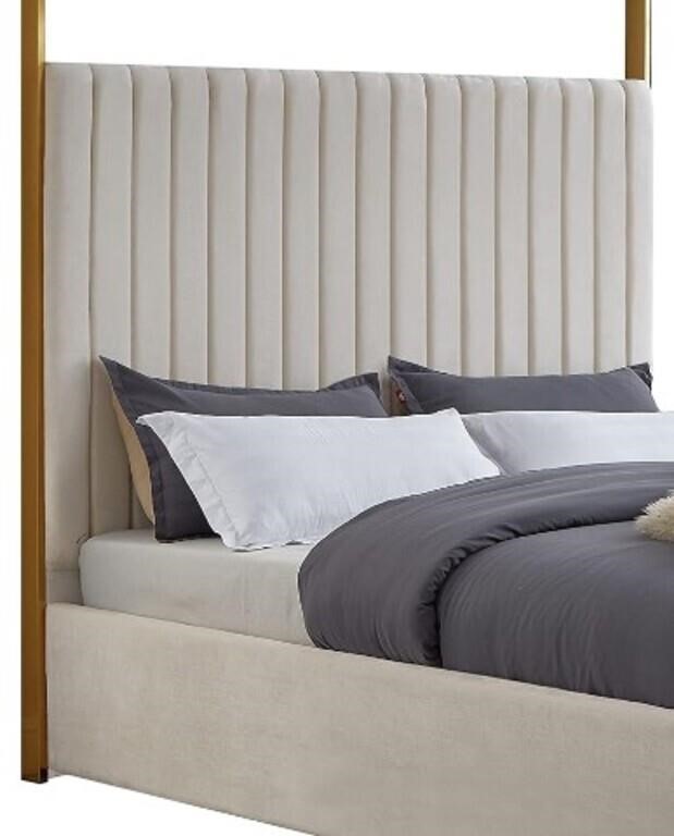 Upholstered King Bed HEADBOARD and slats
