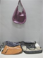 Five Purses/Shoulder Bags Largest 15"x 211"x 3"