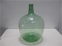 18" Vtg Viresa Green Glass Jar
