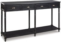 Ashley Casual 4 Drawer Console Sofa Table