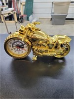 Plastic motorcycle clock