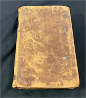 Early Leather Bound “Metamorphseon” Poetry Book.