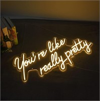 Large LED Neon Sign You are Like Really Pretty