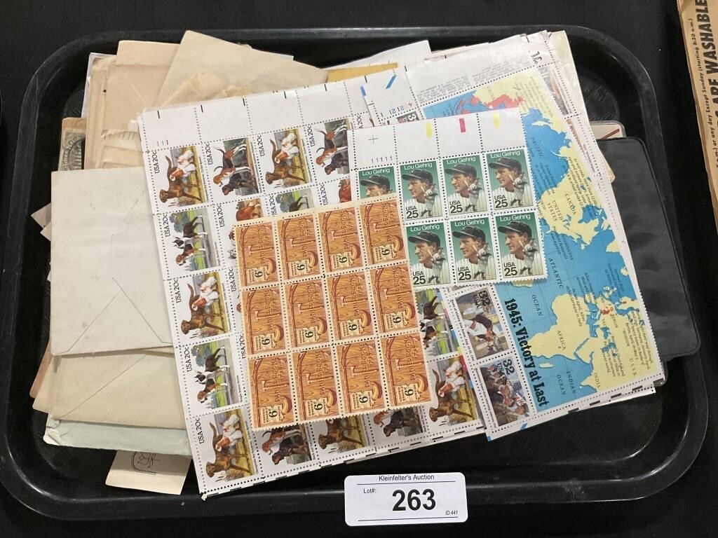 Vintage Stamp Collection.