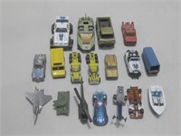 Assorted Die-Cast Toy Vehicles