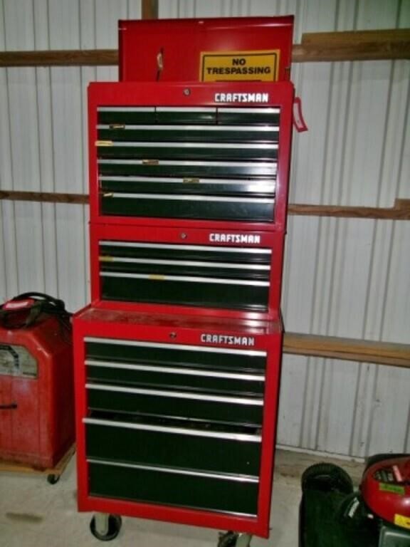 Craftsman 3-section rolling tool box