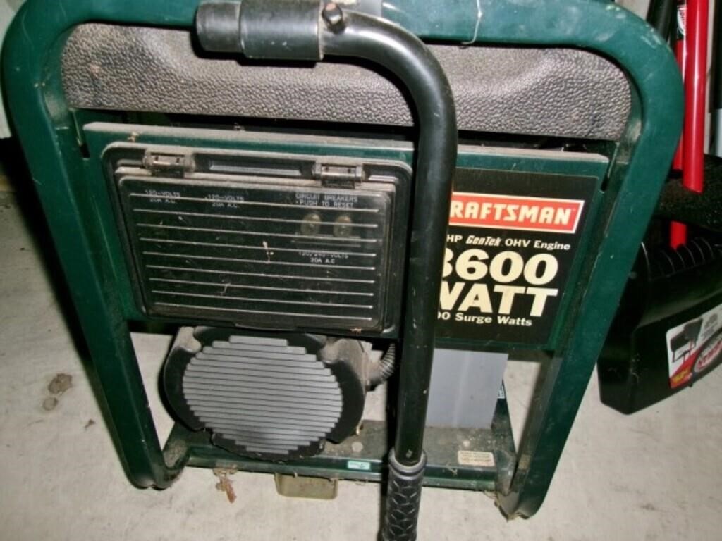 Craftsman 3600 watt generator